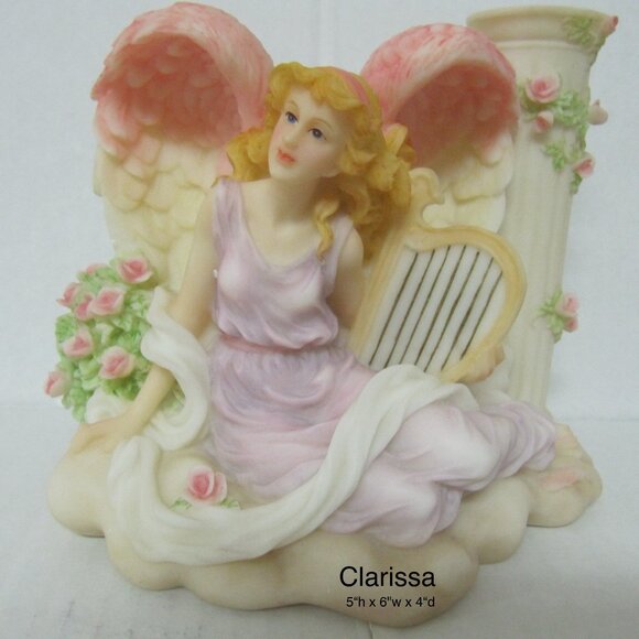 Seraphim Angel CLARISSA “Celestial Sounds“ Sculpture - Picture 1 of 10